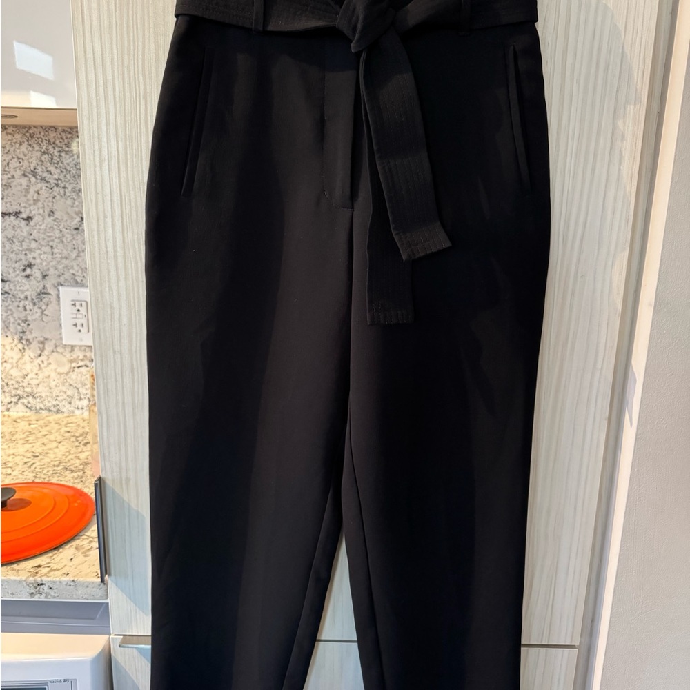Wilfred Black Tie-Waist Women's Pants